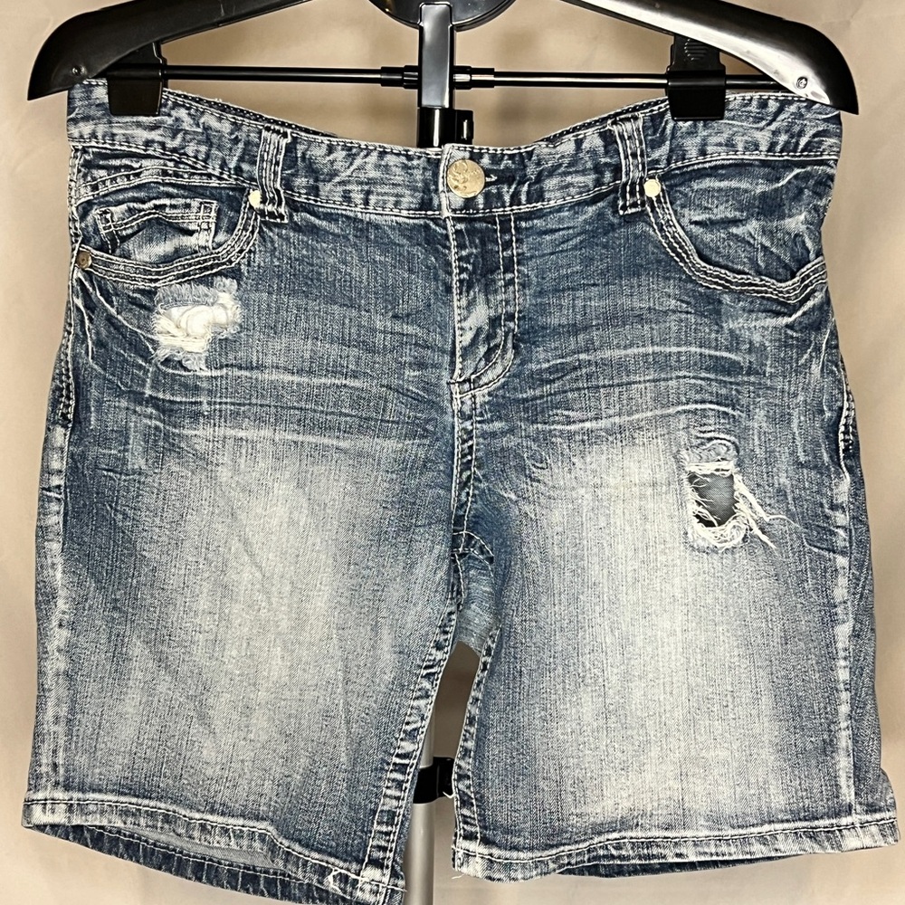 Maurices Blue Denim Shorts